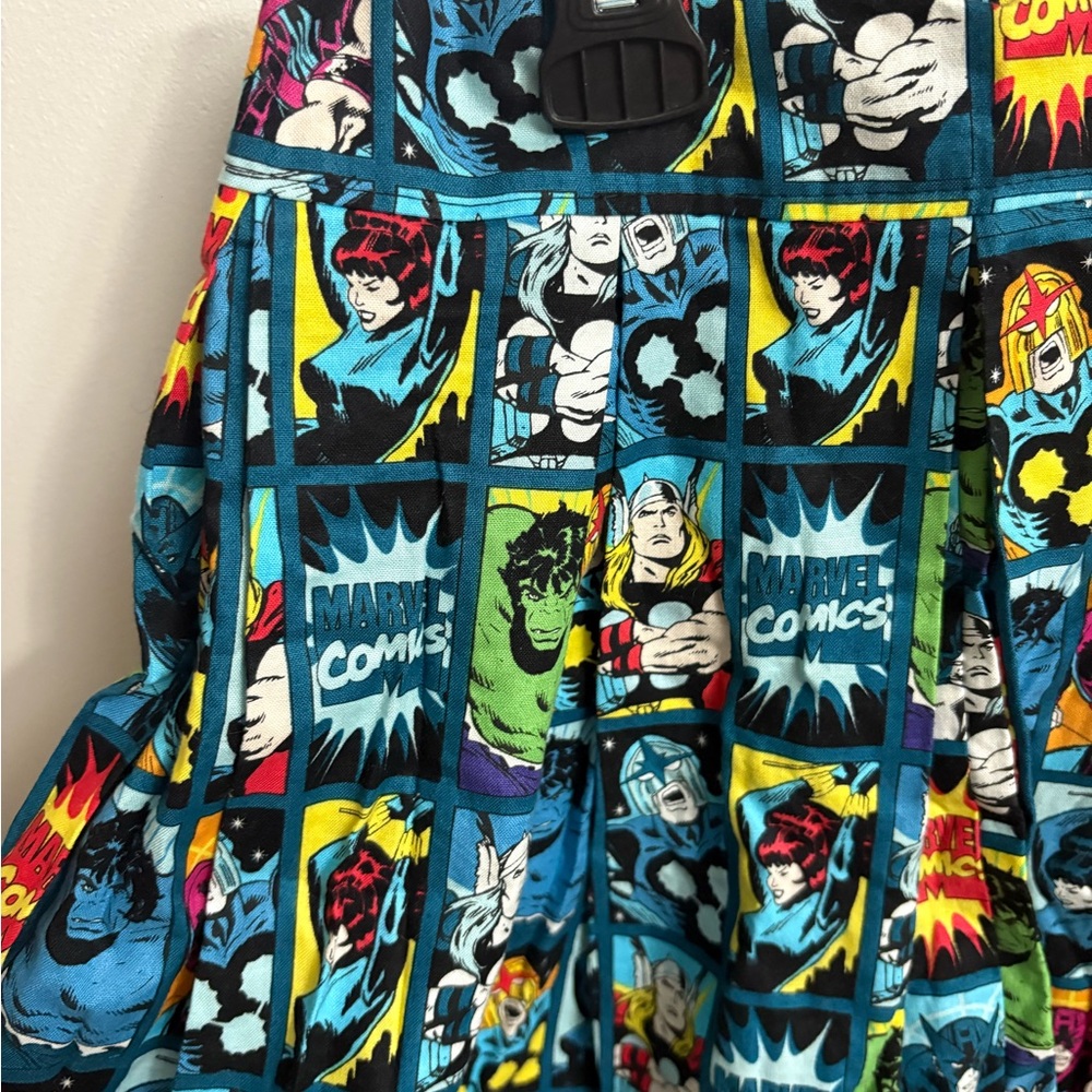 Handmade Colorful Comic Print Women's Skirt size small - Picture 3 of 7
